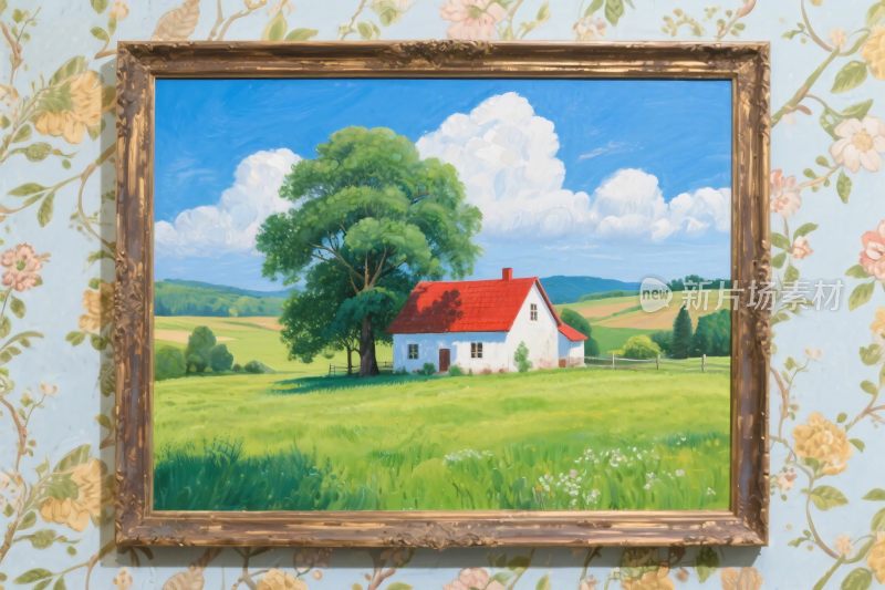 乡村田园风景画