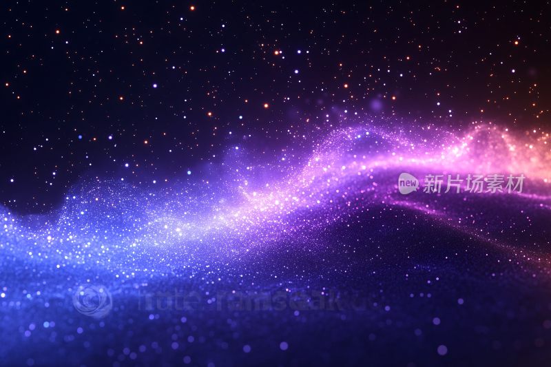 梦幻绚丽的星空背景