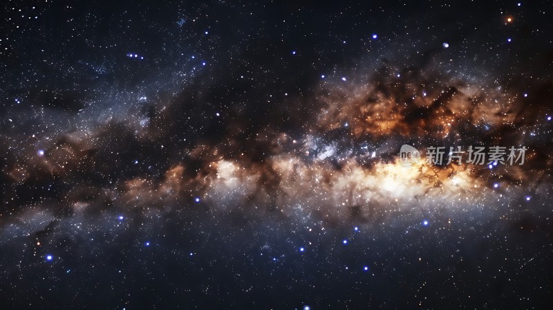 宇宙星河璀璨星空