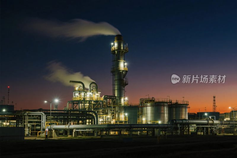 化工厂夜景