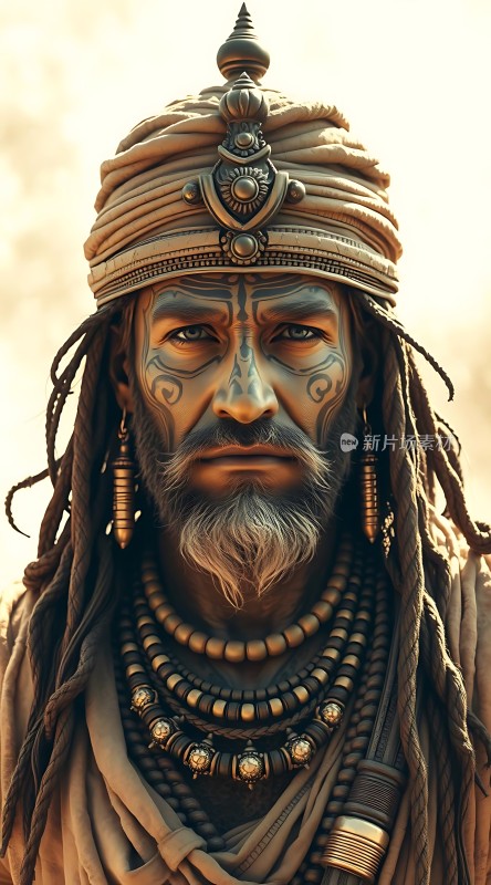 沙漠中的神秘长者