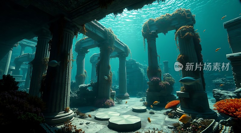 水下古建筑遗迹