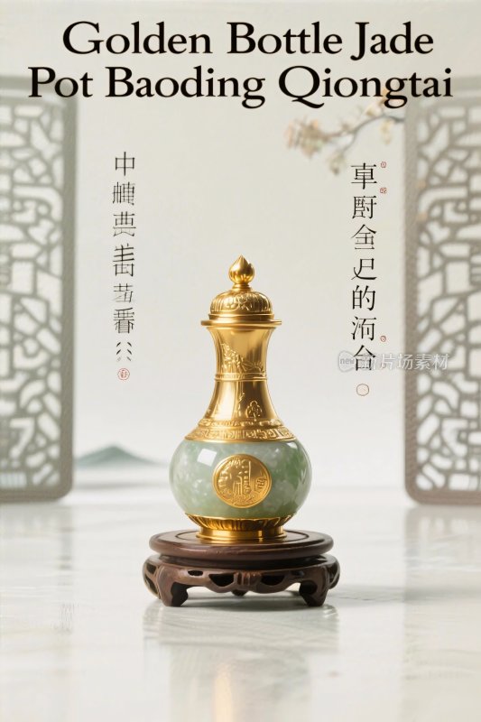 金玉瓶摆件展示图