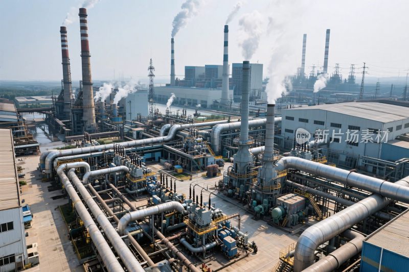 工业设施与管道景观