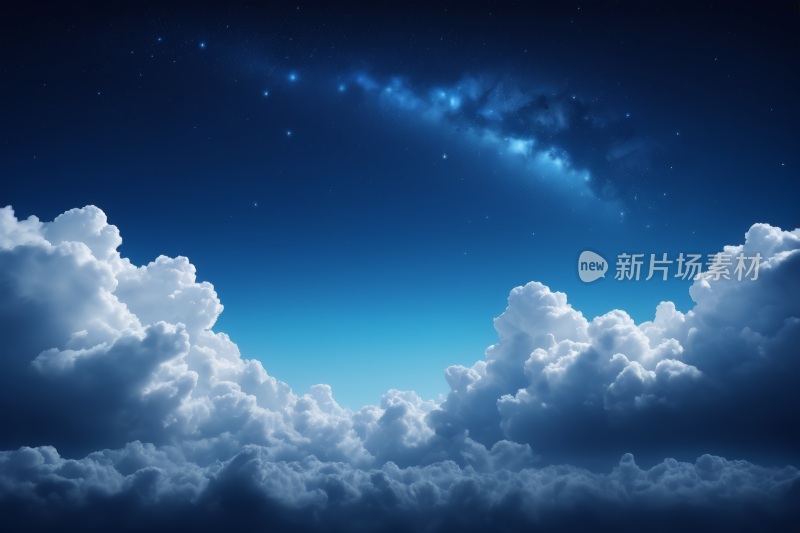 夜空云星的图高清背景图片