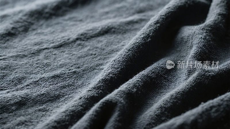 深灰布料特写图