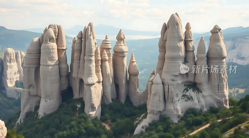 奇峰林立自然美景