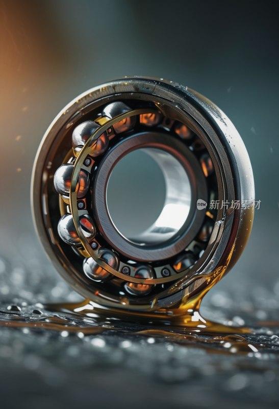 滚珠轴承运转特写
