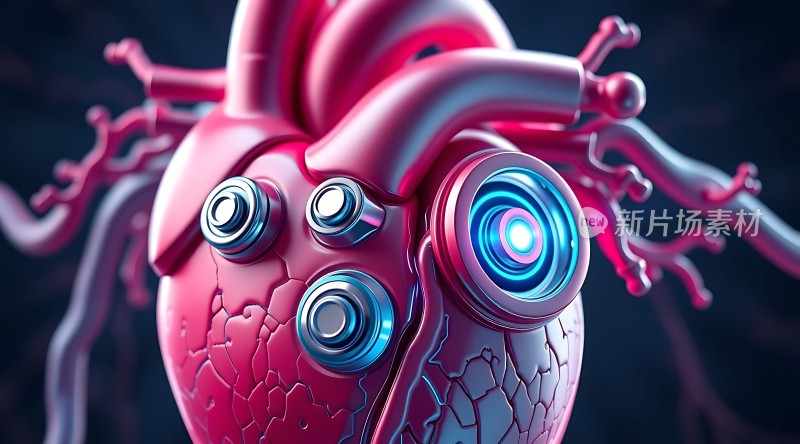 机械之心未来心脏的艺术呈现