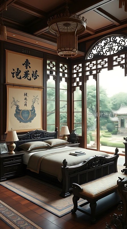古风卧室中式风情优雅雅致