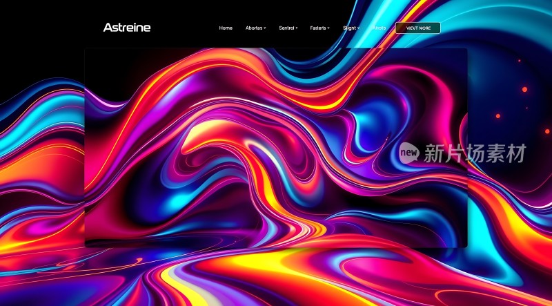 新片场素材炫彩抽象艺术