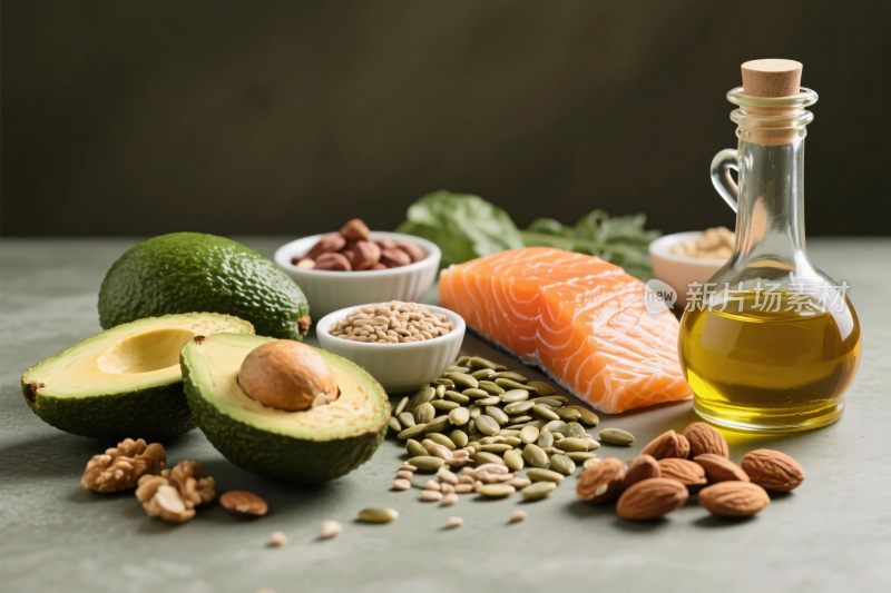 健康食材摄影图