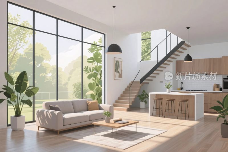 现代简约室内空间