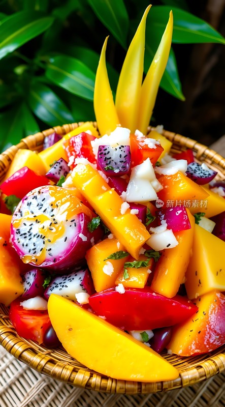 水果拼盘盛宴色彩缤纷口感丰富