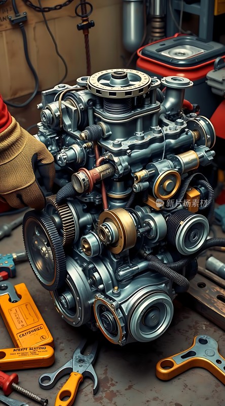 机械之心探索发动机内部的奥秘