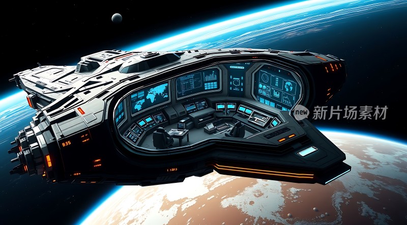 星际飞船探索未知宇宙