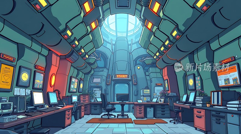 未来科技控制中心