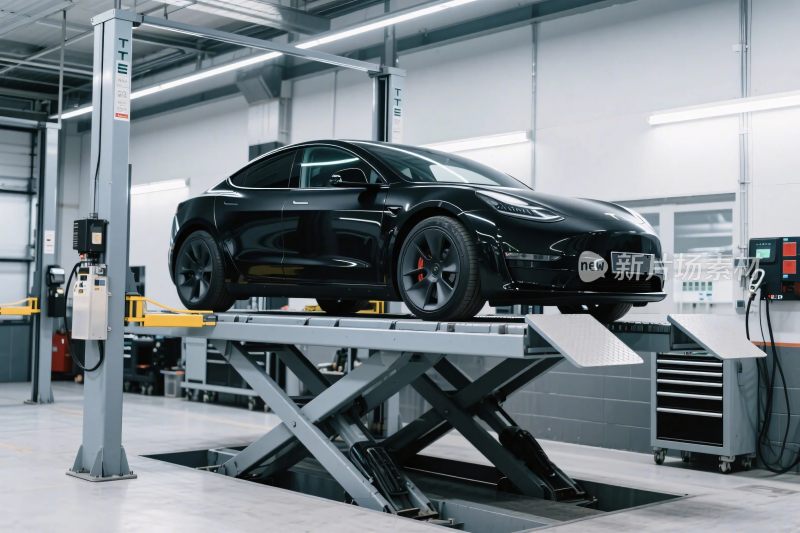 汽车维修车间场景