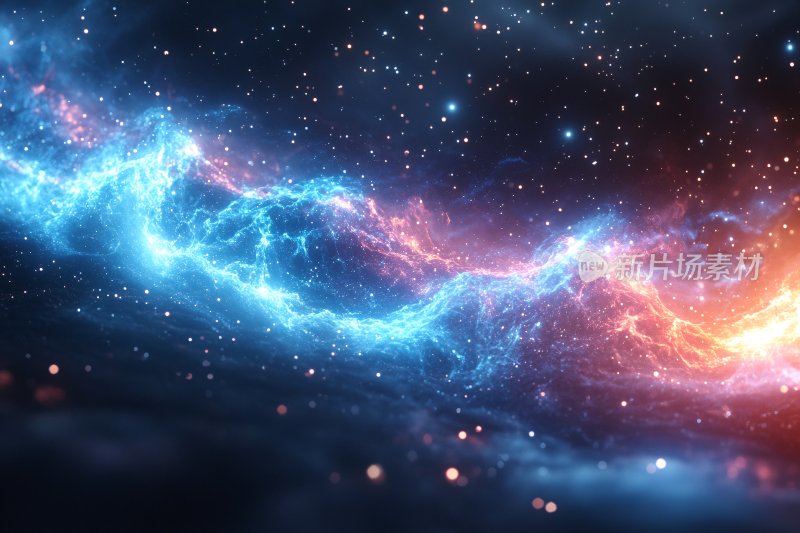 绚丽梦幻的宇宙星云景象