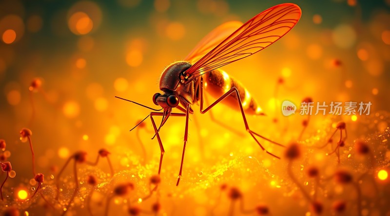 微观世界萤火虫与蚊子