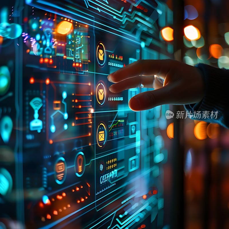 科技未来交互界面