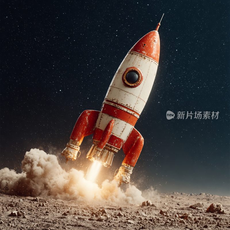 火箭发射升空场景