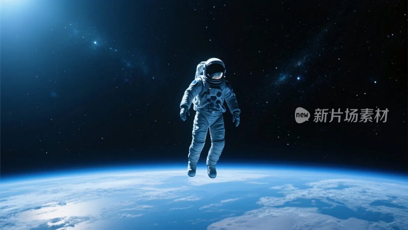 宇航员太空场景