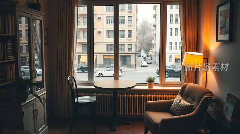 温馨角落窗边小憩