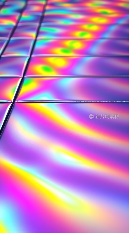 彩虹光斑下的几何世界