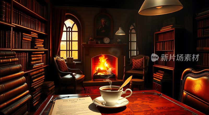 书房里的温暖时光