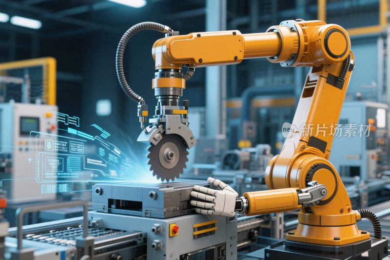 工业机器人进行作业场景