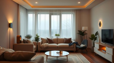 现代简约客厅温馨舒适生活空间 现代简约客厅温馨舒适生活空间