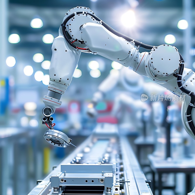 工业机器人精准操作生产线