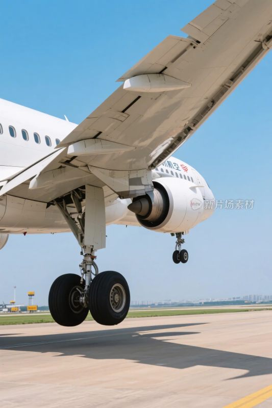 飞机起落架机翼场景