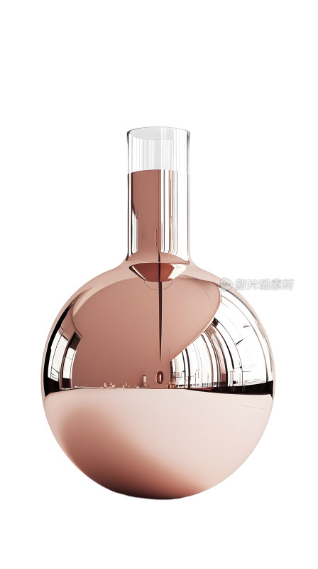 优雅玻璃花瓶具有现代设计