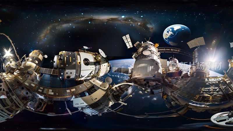 太空探索新篇章地球与宇宙共舞