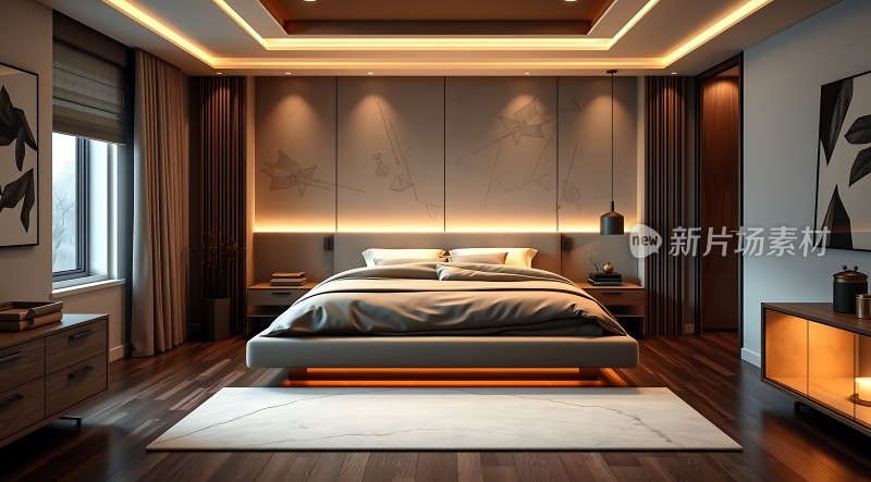 现代卧室设计简约风格温馨舒适