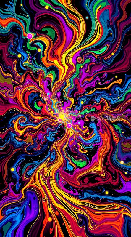 五彩斑斓的宇宙漩涡