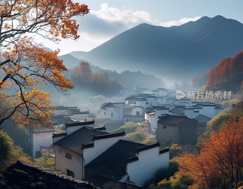 安徽石台秋色美