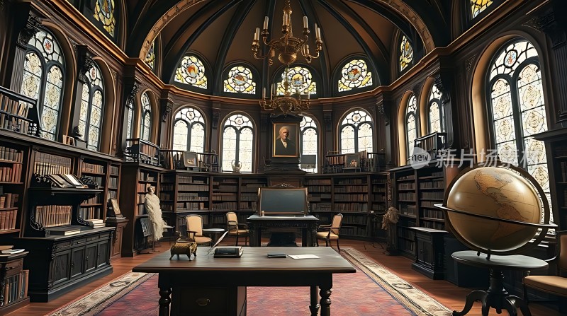 古董图书馆里的神秘世界