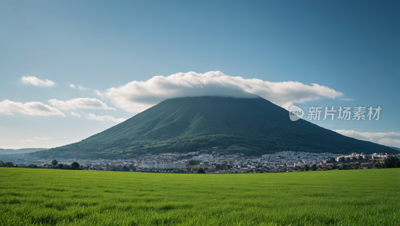 一座大山风景风光高清图片