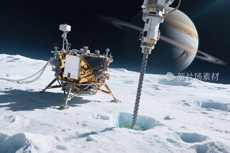太空探测器航天探索场景