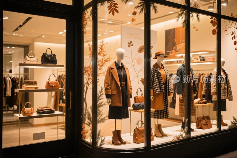 服装店橱窗陈列