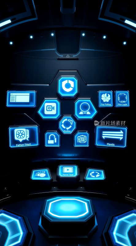 未来科技控制台界面