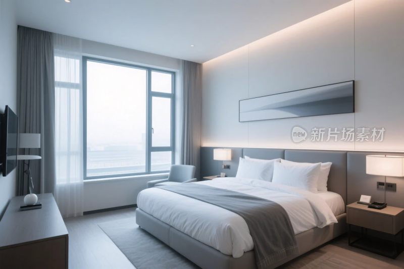 现代简约酒店客房
