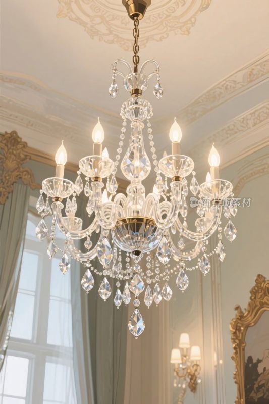 室内水晶吊灯装饰图
