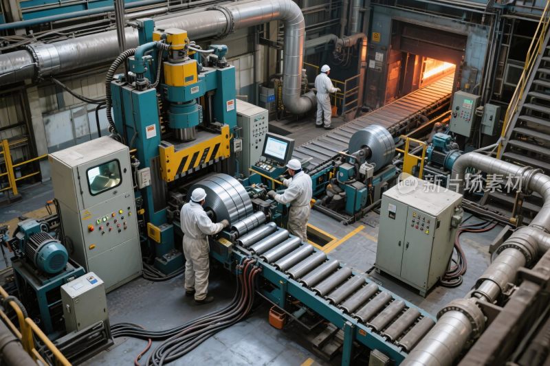 工业生产车间场景