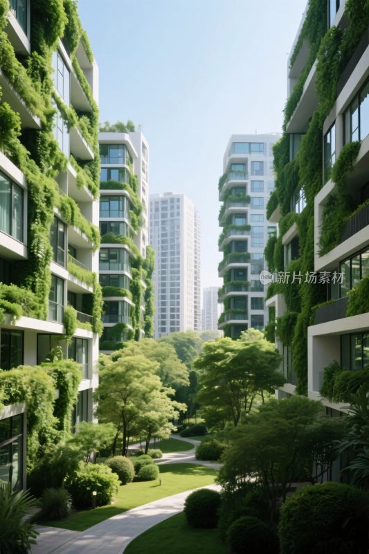 生态绿化建筑群