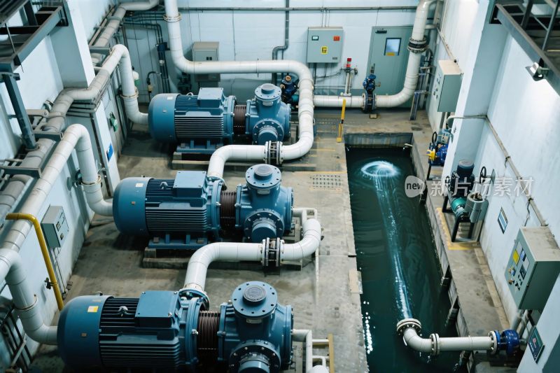 工业车间管道设备