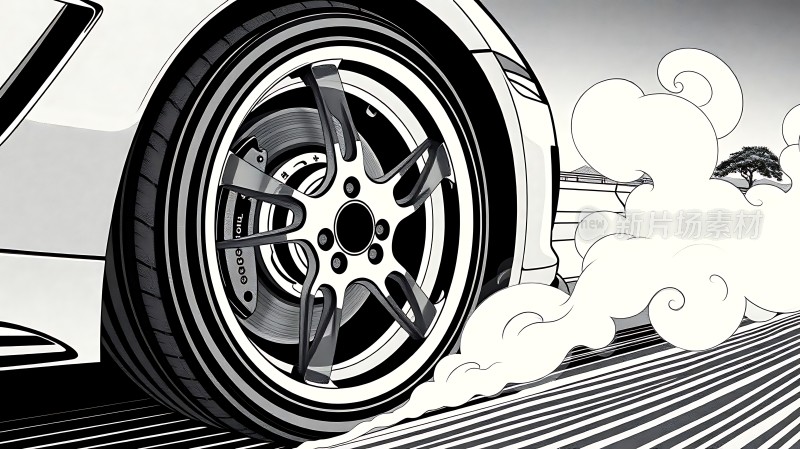 疾驰车轮下的速度与激情